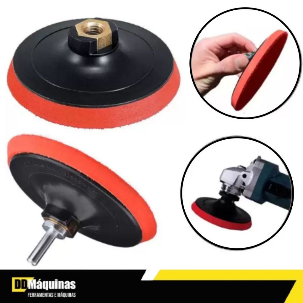 Suporte De Boina Com Velcro 125mm Para Furadeira - MTX