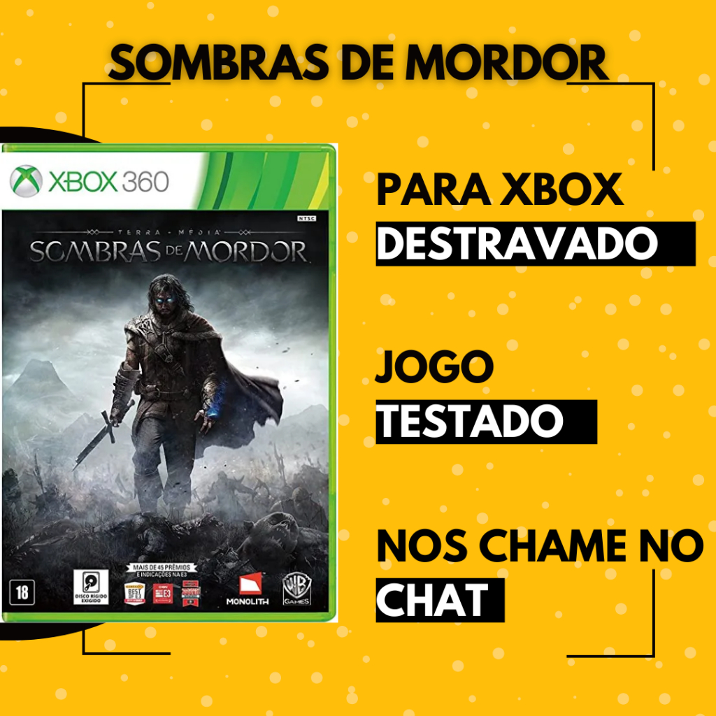 Jeu Vidéo L'Homme Du Mordor - Xbox 360 - Version FR - Très Bon état Avec Boîte Et Notice
