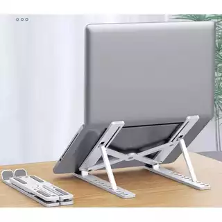 Suporte Apoio Laptop Tablet De Notebook Compacto Articulado Home Office Ergonômico Dobrável