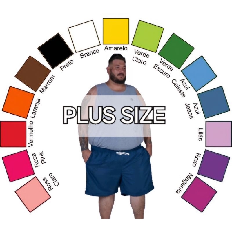 SHORT PLUS SIZE BERMUDA MASCULINA G10 G9 G8 G7 G6 G5 G4
