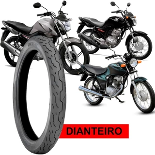 Pneu De Moto 80/100-18 Speed Technic Dianteiro sem Camara Titan Fan Ybr125 Cg 125/150/160