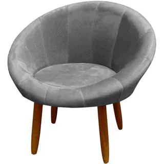 Poltrona Roma de Luxo Decorativa Cadeira Estofada Resistente Escritório Recepção