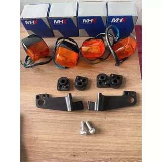 4 Piscas + 4 Coxim + 2 Suporte Traseiro + Parafusos Xr 250 Tornado