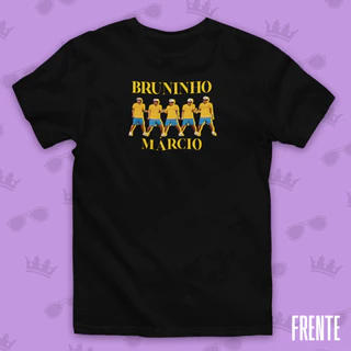 Camiseta Unissex Algodão Bruno Mars Bruninho Márcio