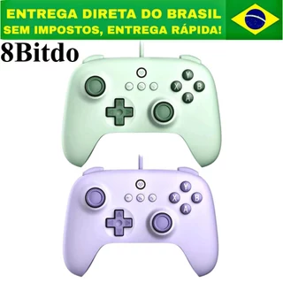 Controle 8BitDo Ultimate C Wired Gaming Pc Windows, Android, Raspberry Pi, Steam Deck, Original
