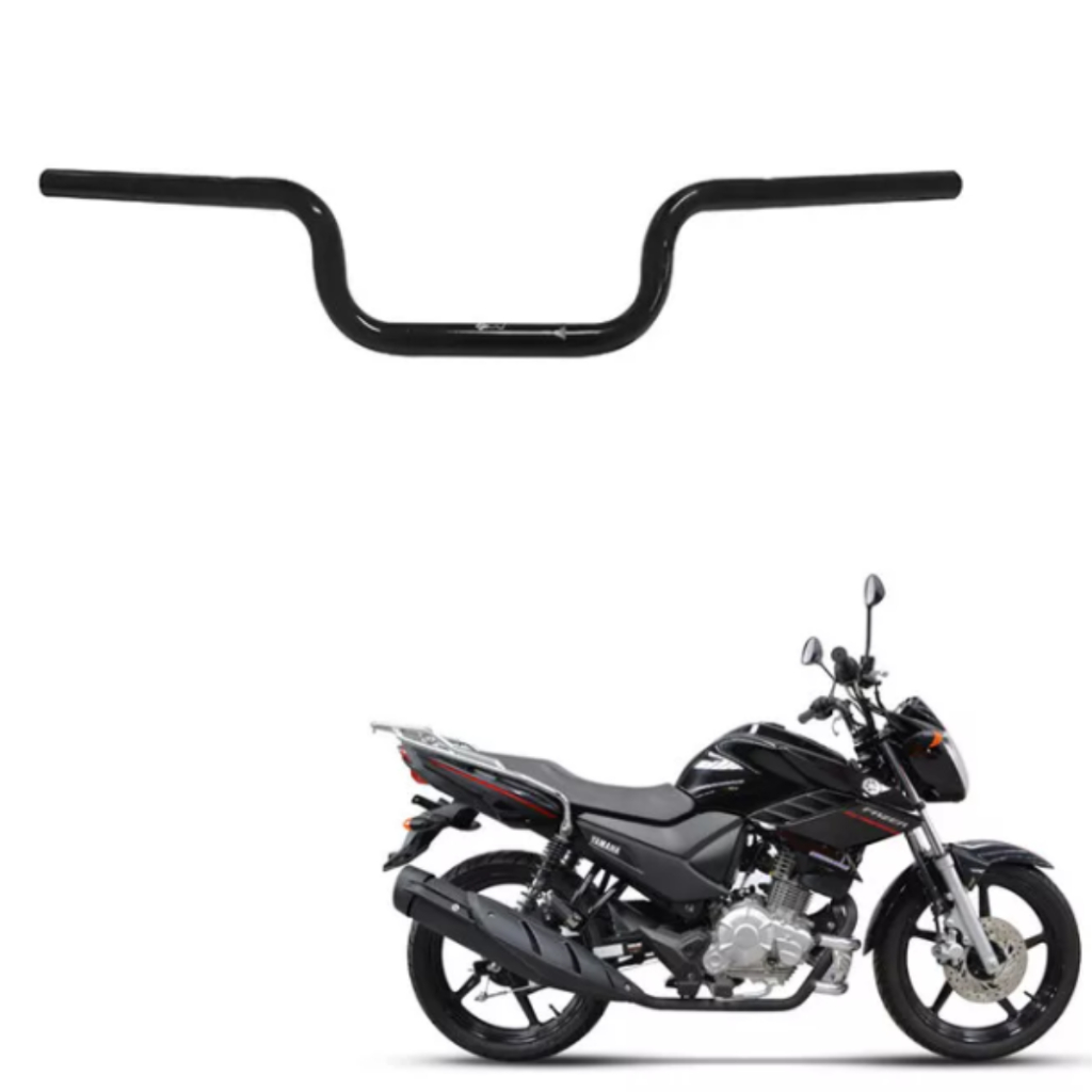 Guidão Fazer 150 Factor 125 150 Preto Fosco Guidon Moto Yamaha Com ...