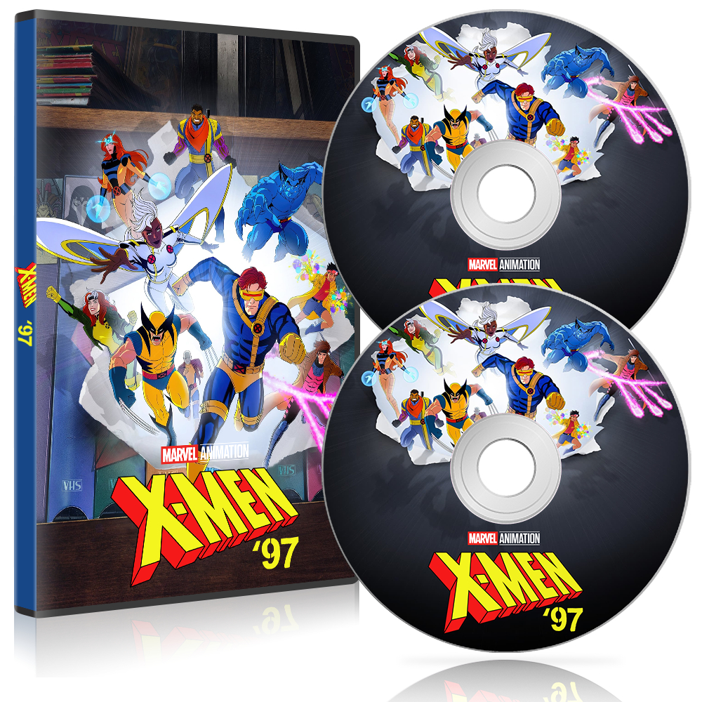  Man CD＆DVDセット DVD X-men 97 Série (Lançamento 2024) Dublado e Legendado - Alta