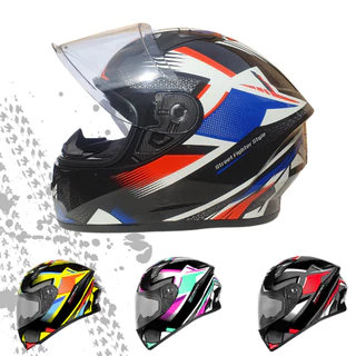Capacete Fechado Para Moto Xtroy Com Viseira Com Tratamento Ante Risco Masculino Feminino