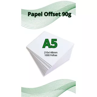 Papel Offset Sulfite 90g A5 1.000 Folhas