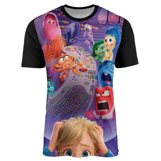 Camisa Divertida Mente 2 Animação Disney Pixar WT0201