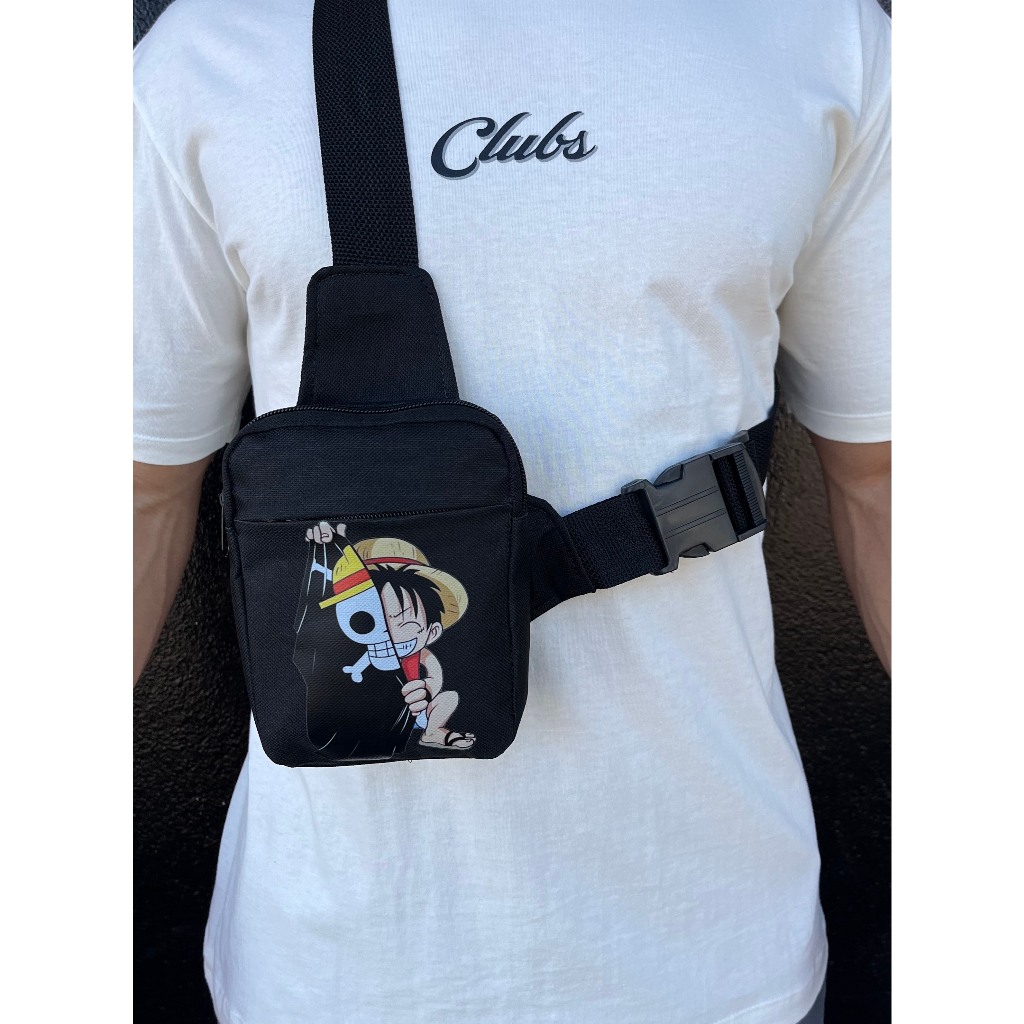 Bag de Ombro Anime Estampado Duas Repartições