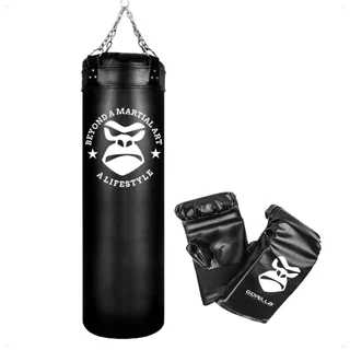 Kit Saco de Pancada 120Cm Profissional + Luva Bate Saco Adulto Preço Direto De Fábrica Boxe Boxe MMA