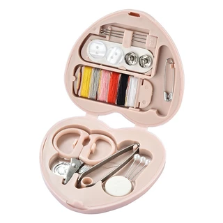 Mini Kit De Costura Viagem Bolsa Agulha Linha Emergencia