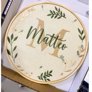 BASTIDOR PERSONALIZADO ENFEITO PORTA MATERNIDADE DECORAÇÃO
