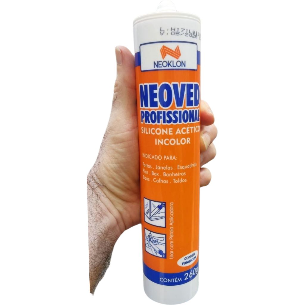 Cola de Silicone Incolor Para Vedação de Pias, Tanques, Box de ...