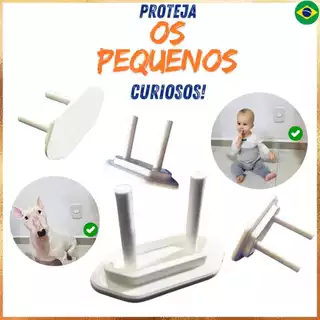 Kit até 50 Protetor de tomada infantil em Oferta na Shopee