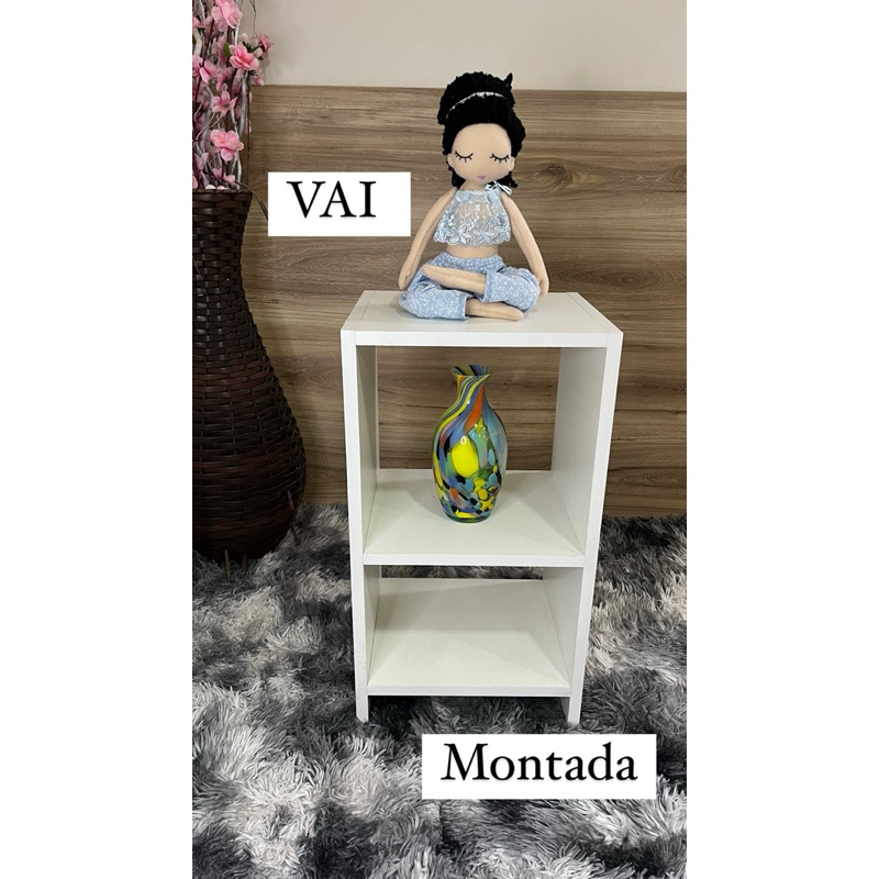 Mesa de cabeceira em MDF (cores variadas) - Enviamos Montada