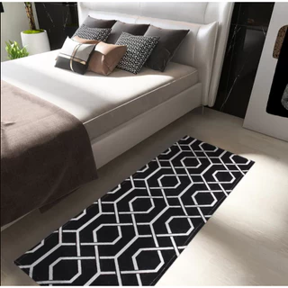 Tapete Passadeira geometrico 2,00x0,60 Para Casa Antiderrapante Corredor Quarto Sala