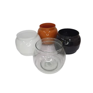 Vaso de Vidro 3mm Modelo Mercurio Colors para Arranjo Flores Decoração Casa Jardim Mesa