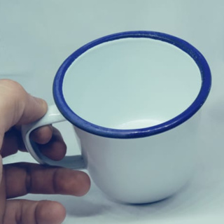 Caneca Agáta esmaltada xícara cafezinho Produto  - Belissimo!!