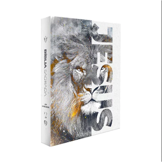 Bíblia Sagrada | King James Atualizada | Capa Dura | Letra Hipergigante | Leão Jesus