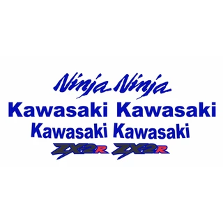 Adesivo kawasaki ninja 250r zx2r varias cores 8 unidades