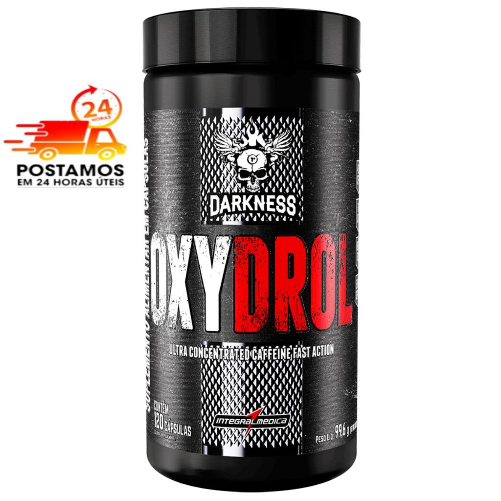 Termogênico Oxydrol 120 Cápsulas 400mg Cafeína Integralmedica