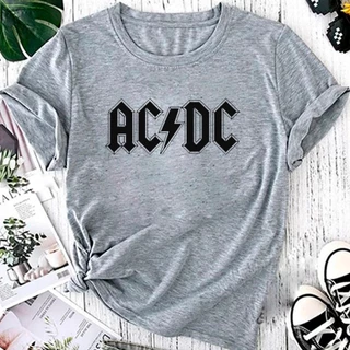 Blusa T-shirt Linda Camiseta Feminina AC DC Rock Camisa