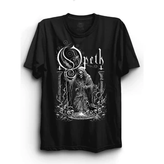 Camiseta Banda metal progressivo Opeth 100% algodão