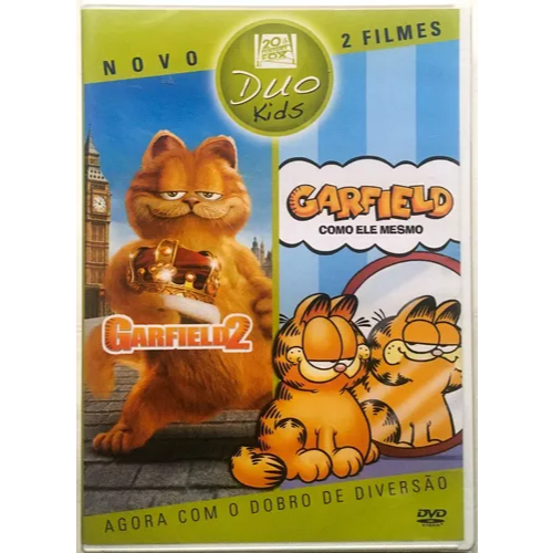 DVDs Infantis Garfield 2 + Garfield Como Ele Mesmo | Coleção Duo Kids ...