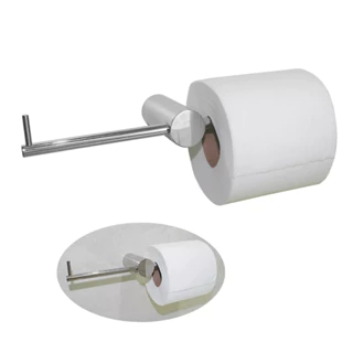 Papeleira Porta Papel Higiênico Duplo Aço Inox Ref: Pa2012