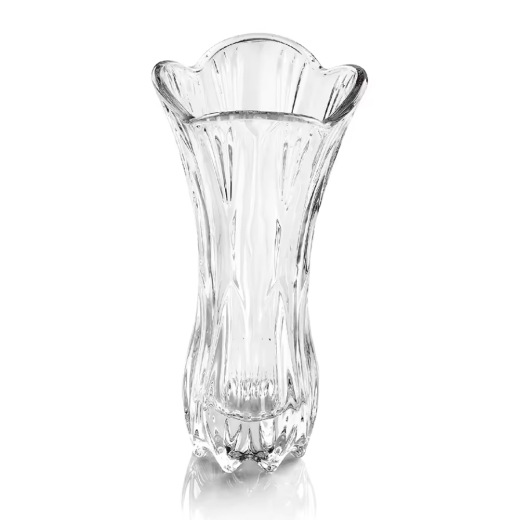 Kit 5 Vaso Decorativo 19cm em Vidro Resistente Estilo Europeu