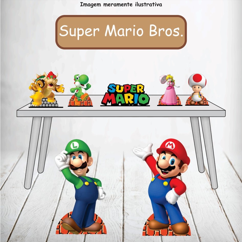 Kit Displays - Super Mario | Shopee Brasil