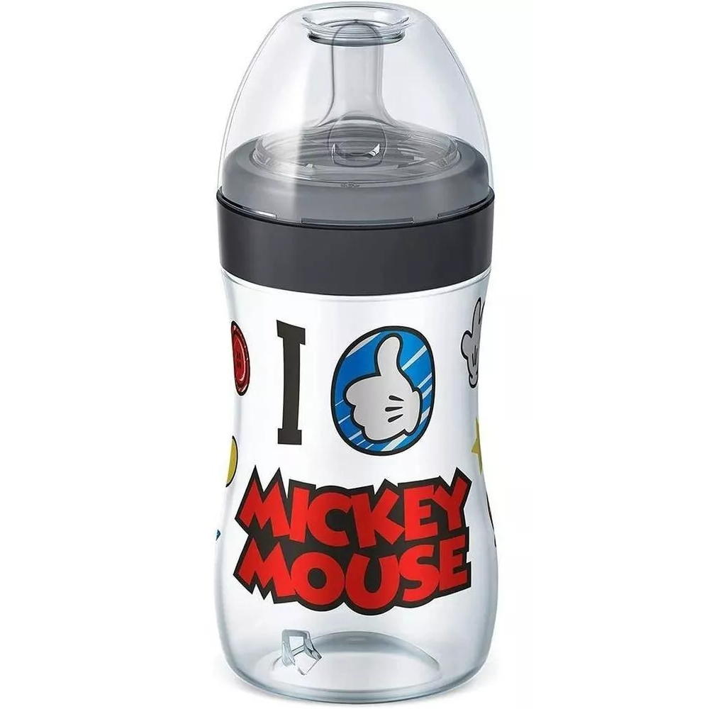 Mamadeira Super Evolution Disney Mickey 300ml 6m+ Lillo | Shopee Brasil