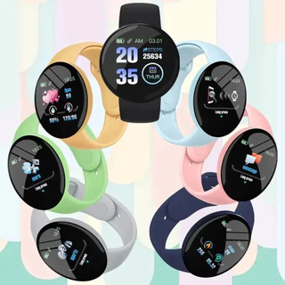 Relógio Smartwatch Inteligente Redondo D18 Bluetooth Android/IOS recebe notificações de mensagens