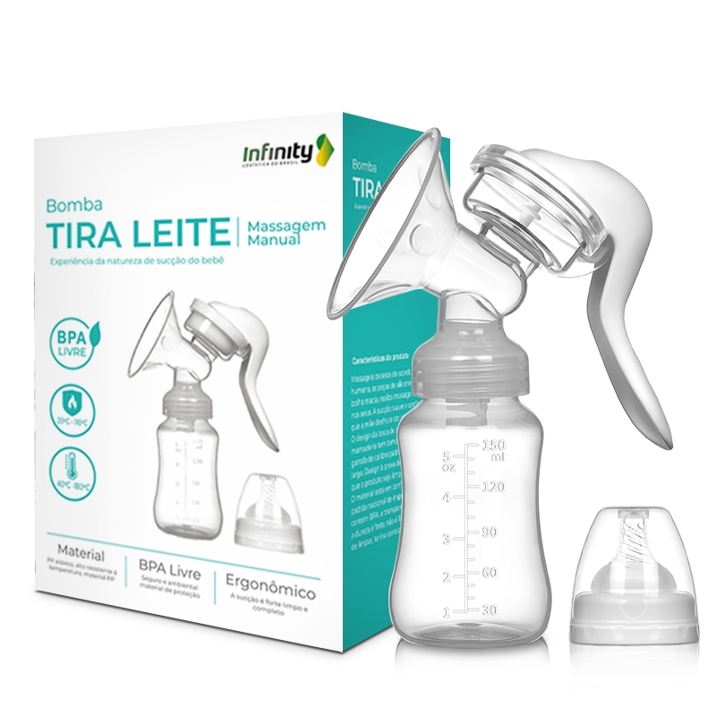 Bomba de Tirar Leite Manual Para Amamentação