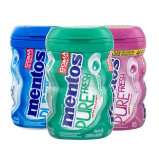 Kit 3 BIG Garrafa Chiclete Goma de Mascar Mentos /TUTTI FRUTTI /WINTERGREEN/FRESH MINT
