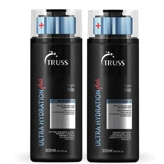 Truss Ultra Hydration Plus Shampoo e Condicionador Reconstrução Vegano 300ml