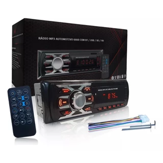 Aparelho De Som Carro Radio Automotivo Bluetooth Pendrive Sd Rádio em Oferta na Shopee