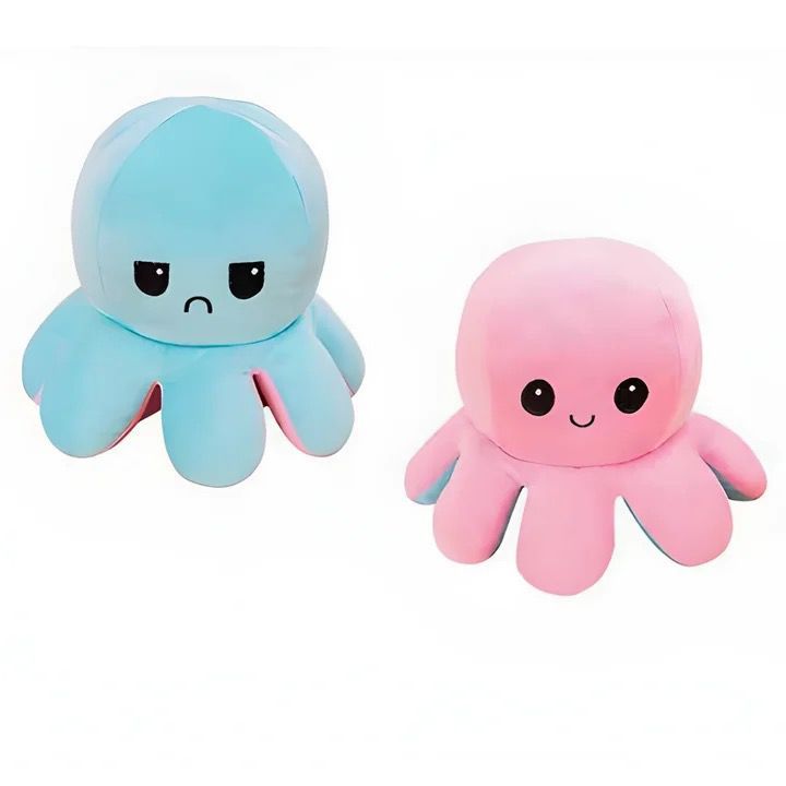 Polvo de Pelúcia Reversível Humor Feliz/Triste Namorada Tik Tok