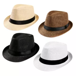 Chapéu Malandrinho Estilo Panamá Diversas Cores