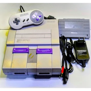 Super Nintendo Completo Pronto P/ Jogar
