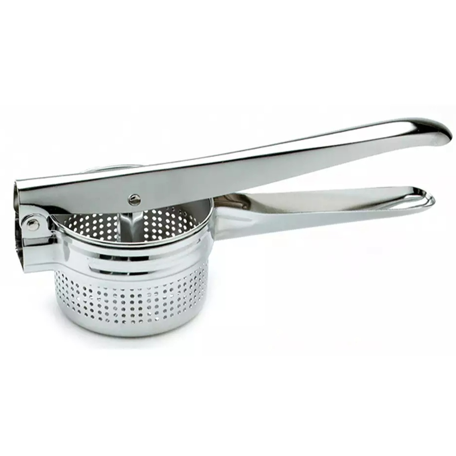 Espremedor de Batatas Em Aço Inox 27cm Amassador Profissional
