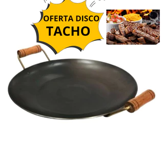 Disco De Arado Grande Tacho Porções Em Geral Alça De Madeira 55cm total