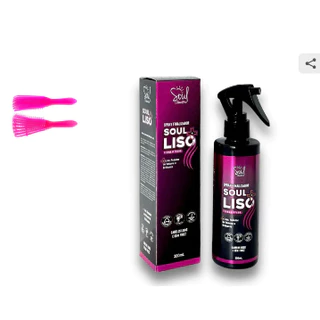 Spray Finalizador Protetor Térmico Soul + Liso Instantâneo 200ml + Brind