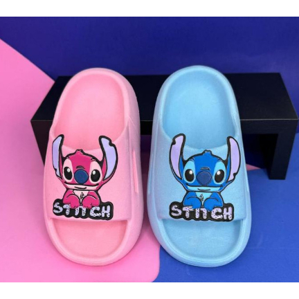 Stitch e Lilo Chinelo Infantil Feminino Slide Nuvem