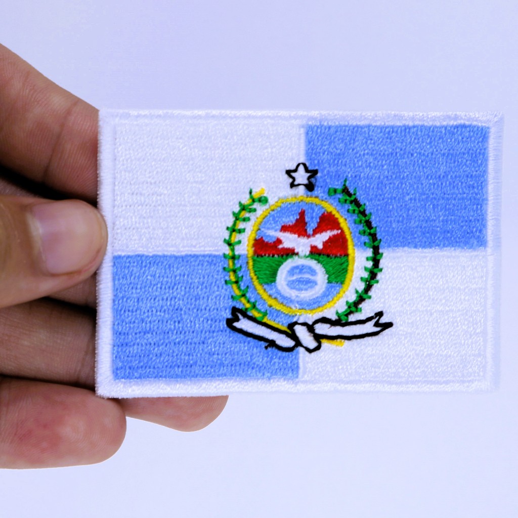 Patch bordado Bandeira do Rio de Janeiro 7cmx5cm | Shopee Brasil