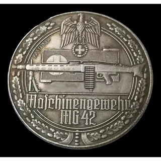 Moeda Alemã 2ª Guerra Mundial - 50mm- Cópia comemorativa para colecionadores