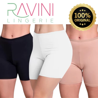 Short Anágua sem costura Feminino Bermuda Segunda Pele 100% ORIGINAL RAVINI