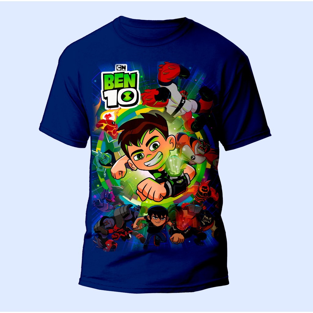 CAMISETA BEN 10 SUBLIMAÇÃO INFANTIL E ADULTO | Shopee Brasil